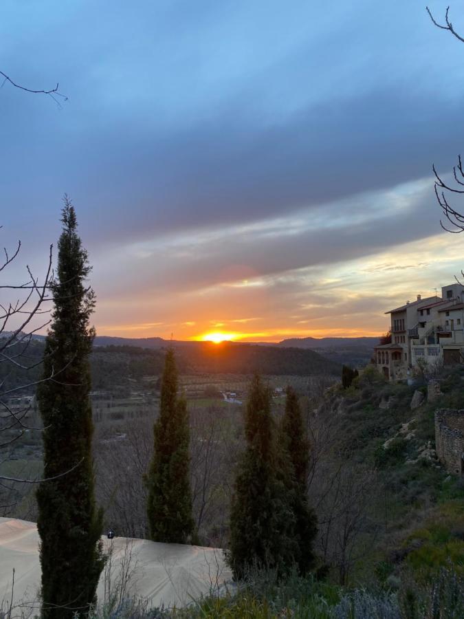 Precioso Loft Rural Con Estufa De Lena Panoramica Apartment Torre del Compte Luaran gambar